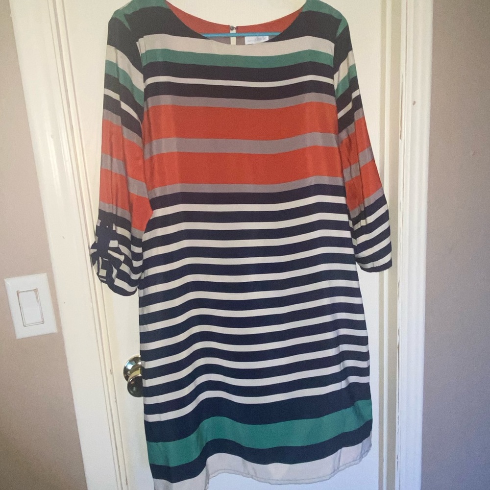 $12 Striped Shift dress Large